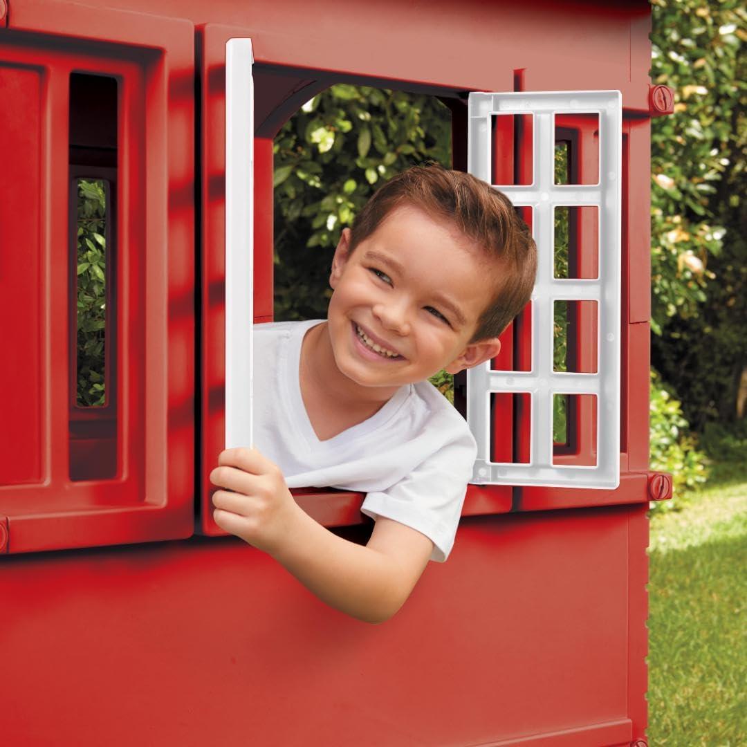imageLittle Tikes Cape Cottage Playhouse with Working Door Windows and Shutters  Red For Kids 26 Years OldCottage House