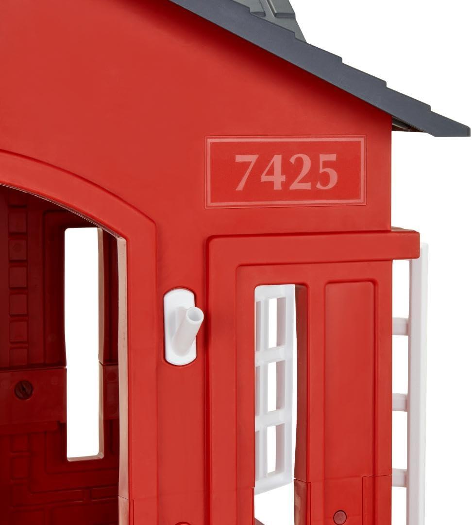imageLittle Tikes Cape Cottage Playhouse with Working Door Windows and Shutters  Red For Kids 26 Years OldCottage House