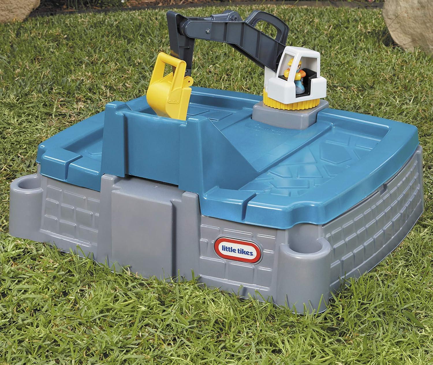 imageLittle Tikes Dirt Diggers Excavator Sandbox for Kids Including lid and Play Sand AccessoriesMulticolorMulticolor