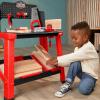 imageLittle Tikes Creative Construction Workbench with 15 Accessories Pretend Play Construction Set for Boys and Girls Ages 3 YearsWorkbench