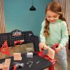 imageLittle Tikes Creative Construction Workbench with 15 Accessories Pretend Play Construction Set for Boys and Girls Ages 3 YearsWorkbench