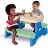 imageLittle Tikes Easy Store Jr Kid Picnic Play Table BluegreenPlay Table