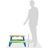 imageLittle Tikes Easy Store Jr Kid Picnic Play Table BluegreenPlay Table