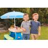 imageLittle Tikes Easy Store Picnic Table with Umbrella Multi Color 4200L x 3800W x 1975HBlueGreen