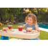 imageLittle Tikes Easy Store Picnic Table with Umbrella Multi Color 4200L x 3800W x 1975HBlueGreen