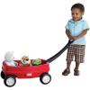 imageLittle Tikes Lil Wagon  Red And Black Indoor and Outdoor Play Easy Assembly Made Of Tough Plastic Inside and Out Handle Folds For Easy Storage  Kids 18Wagon