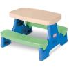 imageLittle Tikes Easy Store Jr Kid Picnic Play Table BluegreenPlay Table