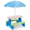 imageLittle Tikes Easy Store Picnic Table with Umbrella Multi Color 4200L x 3800W x 1975HBlueGreen