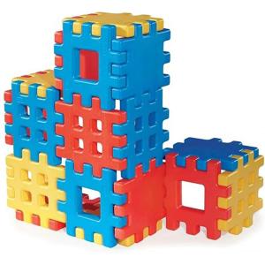 imageLittle Tikes Big Waffle Block Set  18 pieces BlueRedYellowBig Waffle Block Set