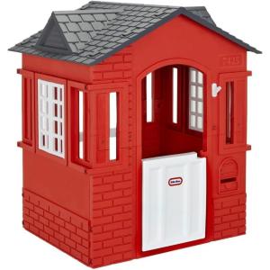imageLittle Tikes Cape Cottage Playhouse with Working Door Windows and Shutters  Red For Kids 26 Years OldCottage House
