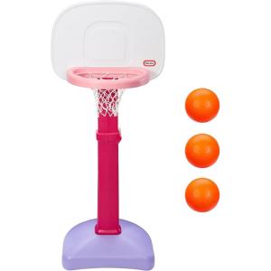 imageLittle Tikes Easy Score Basketball Set Pink Amazon Exclusive 2200 L x 2375 W x 6100 H Inches