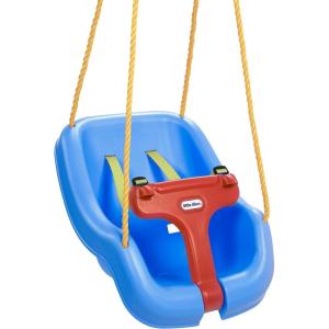 imageLittle Tikes Snug n Secure Blue Swing with Adjustable Straps 2in1 for Baby and Toddlers Ages 9 Months  4 Years