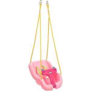 imageLittle Tikes Snug n Secure Pink Swing with Adjustable Straps 2in1 for Baby and Toddlers Ages 9 Months  4 Years16quotD x 163quotW x 17quotHPink