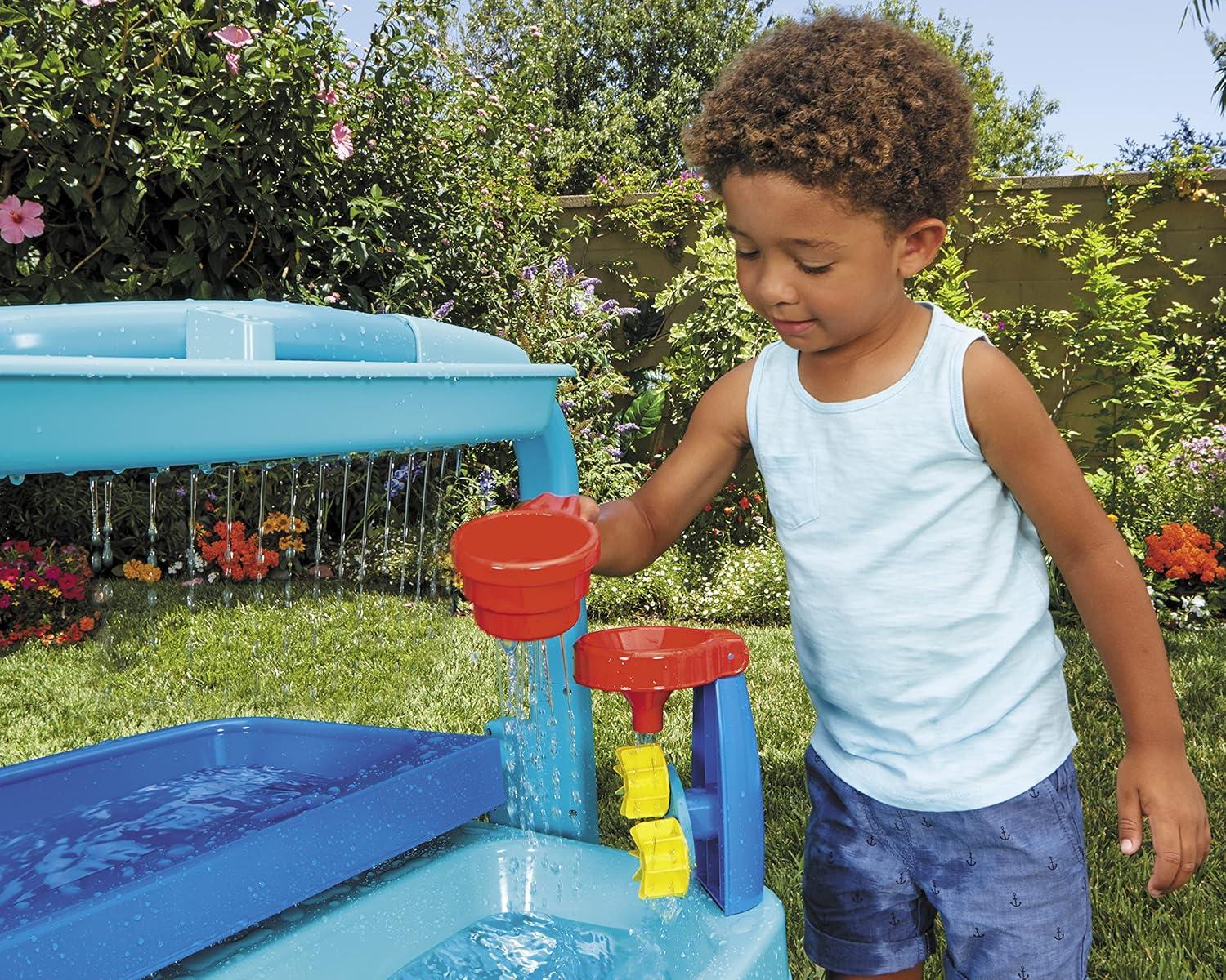 imageLittle Tikes Easy Store Outdoor Folding Water Play Table with Accessories for Kids Children Boys ampamp Girls 3 Years Mutlicolor 660429C3