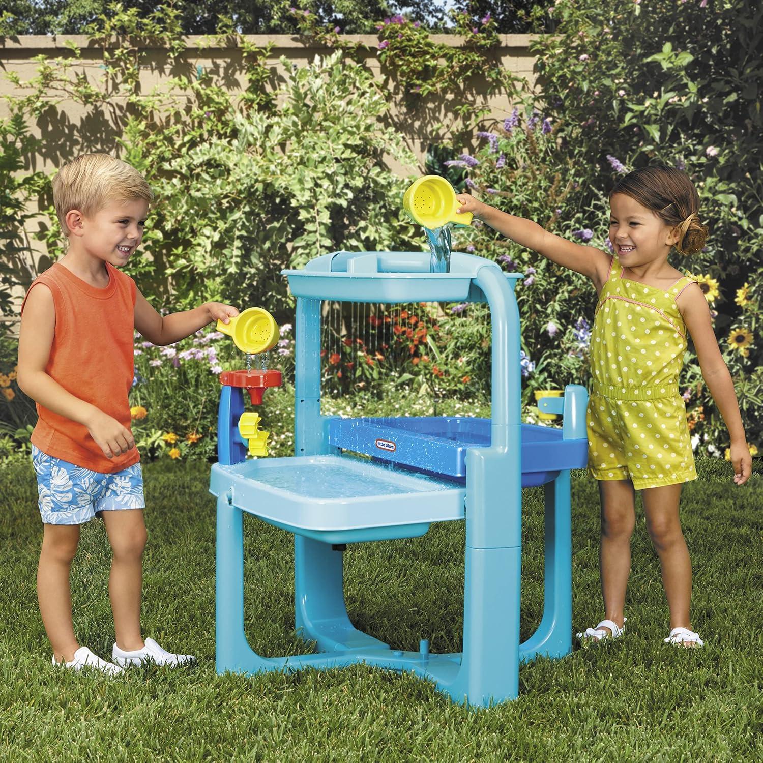 imageLittle Tikes Easy Store Outdoor Folding Water Play Table with Accessories for Kids Children Boys ampamp Girls 3 Years Mutlicolor 660429C3