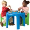 imageLittle Tikes Bright n Bold Table ampamp Chairs GreenBlue 24 x 24 x 18