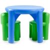 imageLittle Tikes Bright n Bold Table ampamp Chairs GreenBlue 24 x 24 x 18