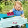 imageLittle Tikes Build ampamp Splash Water Table with 25 Piece Accessories  WetDry Play IndoorOutdoor with Removeable GrowwithMe Legs