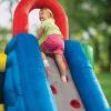 imageLittle Tikes Jump and Double Slide Bouncer 16800 L x 10800 W x 8400 H Inches  WhiteBouncer