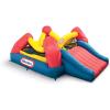 imageLittle Tikes Jump n Slide Inflatable Bouncer Includes Heavy Duty Blower With GFCI Stakes Repair Patches And Storage Bag for Kids Ages 38 YearsMulticolor