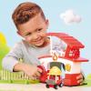 imageLittle Tikes Lets Go Cozy Coupe Fire Station Playset with Fire Truck Mini Push and Play Vehicle for Tabletop or Floor Push Play Car Fun for Toddlers Boys Girls 3 Years