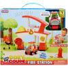 imageLittle Tikes Lets Go Cozy Coupe Fire Station Playset with Fire Truck Mini Push and Play Vehicle for Tabletop or Floor Push Play Car Fun for Toddlers Boys Girls 3 Years