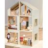 imageLittle Tikes Real Wood Stack n Style Dollhouse with 14 Accessories and Many Combinations to Customize Personalize Dream Design and Build and Play with Any 12Inch Dolls