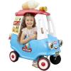 imageLittle Tikes Cozy Ice Cream Truck Coupe Ride On Car Kid and Parent Powered Truck Music Including Accessories Gift for Kids Toy Girls Boys Ages 15 to 5 Years Old