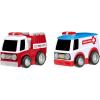 imageLittle Tikes My First Cars Crazy Fast Cars 2Pack Racin Responders Fire Truck Ambulance Pullback Toy Car Vehicle Goes up to 50 ft