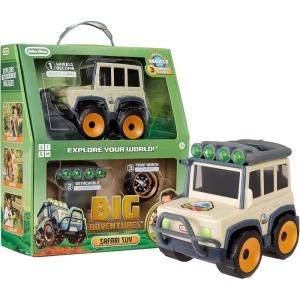 imageLittle Tikes Big Adventures Binocular Searching Safari SUV STEM Toy Vehicle with Binoculars Flashlight and Compass for Girls Boys Kids Ages 3
