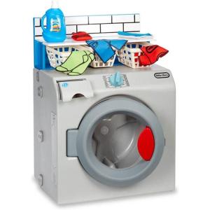 imageLittle Tikes First Washer Dryer  Realistic Pretend Play Appliance for Kids Interactive Toy Washing Machine with 11 Laundry Accessories Unique Toy Ages 2WasherDryer