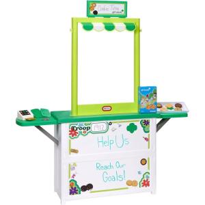 imageLittle Tikes Girl Scout Cookie Booth with 19 Accessories Cookie Selling Pretend Play Toy for Indoor and Outdoor for Kids Ages 3 Years