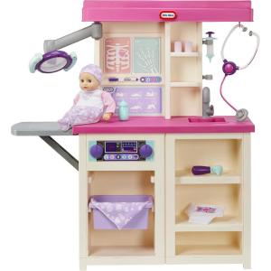 imageLittle Tikes My First Baby Care Center Pretend Play Set for Doctor Nurse Parent Role Play with 15 Accessories for Kids Boys Girls Ages 3 Years
