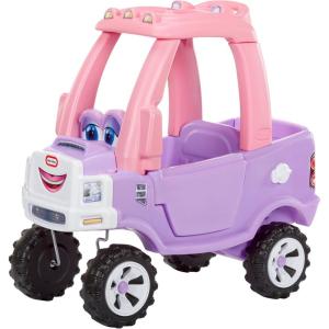imageLittle Tikes Princess Cozy Truck RideOn Pink Truck 90cm x 45cm x 89cm