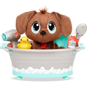 imageLittle Tikes Rescue Tales Scrub n Groom Bathtub Playset wChocolate Lab Plush Pet Toy Multicolor