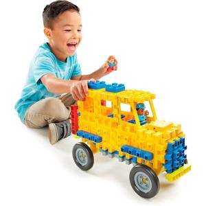 imageLittle Tikes Waffle Blocks Vehicle School Bus