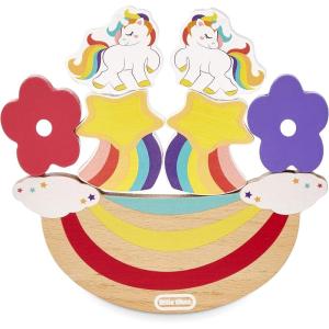 imageLittle Tikes Wooden Critters Unicorn Developmental Balancing ToyUnicorn