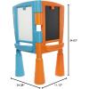 image2in1 Drawing Table  MultiSided Desk with Easel Chalkboard amp DryErase Board for Arts Crafts and Homework