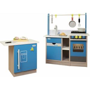 imageLittle Tikes Classic Cooks Kitchen with Island 2in1 Multi Kid Interactive 360 Degree Role Play with Style Function Accessories and Imagination Fun for Kids Boys Girls Ages 38 Years