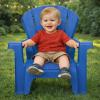 imageLittle Tikes Kids Garden Chair 4 Pack in Blue Outdoor Toddler Activity Adirondack Chairs for Picnic Garden Patio Backyard amp Beach Outdoor Chair Set4 Pack