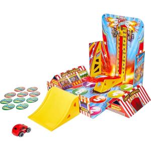 imageLittle Tikes Crazy Fast Flip amp Fly Carnival Playset with One Exclusive Pullback Toy Car Vehicle Goes up to 50ft