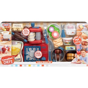 image:imageLittle Tikes Creative Chefs Italian Restaurant Kit with 33 Accessories Pretend Play Cooking Set for Boys Girls Ages 3