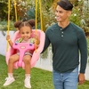 image:image2in1 Snug n Secure Swing  Red with White Bar Ages 9 Months to 4 YearsPink